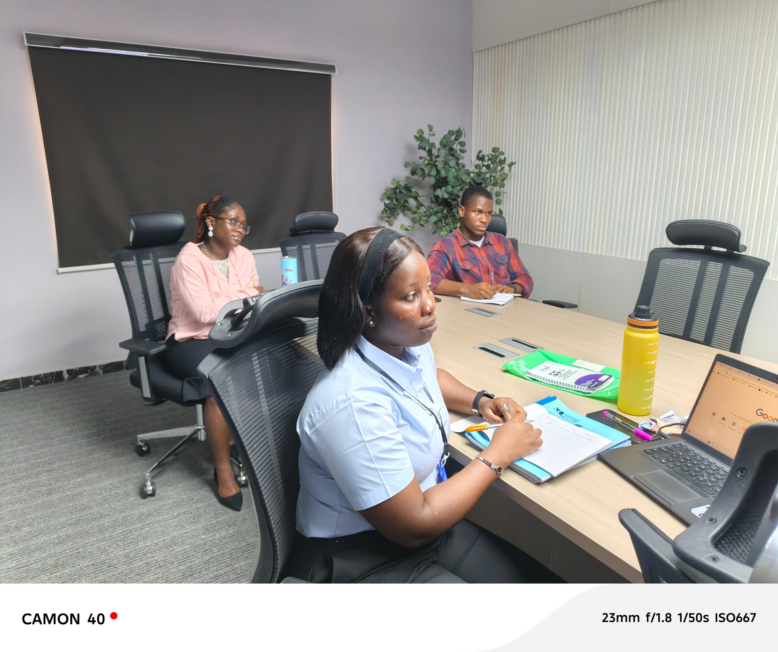 Classroom training participants