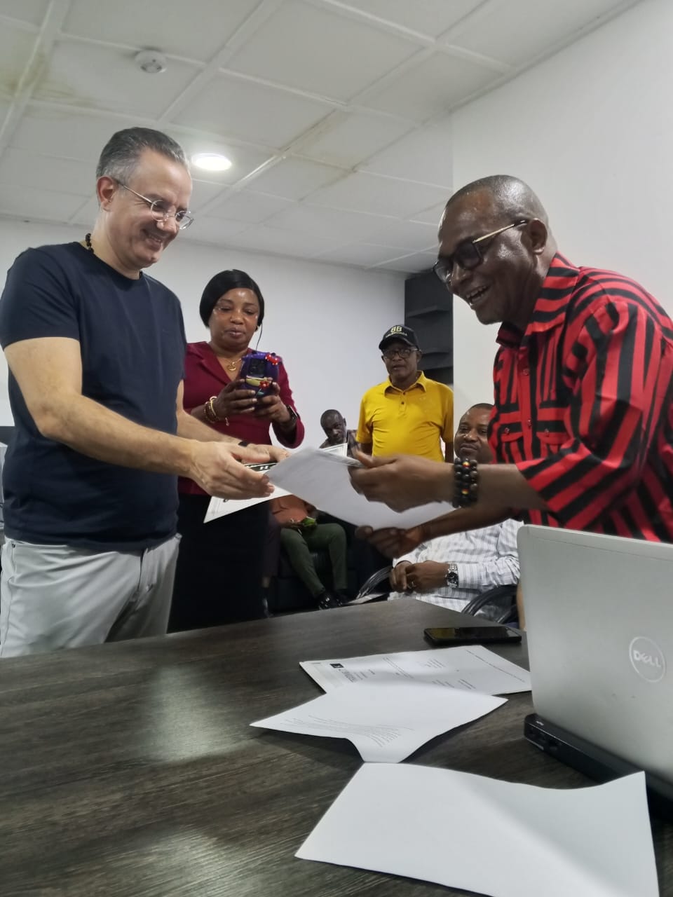 ISO certificate presentation