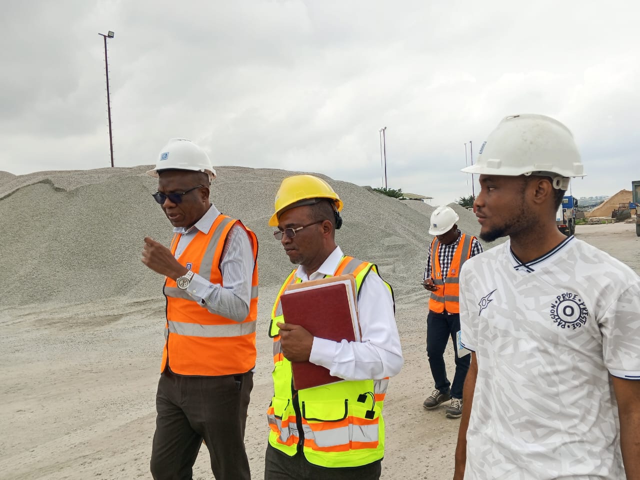 Site inspection for Julius Berger