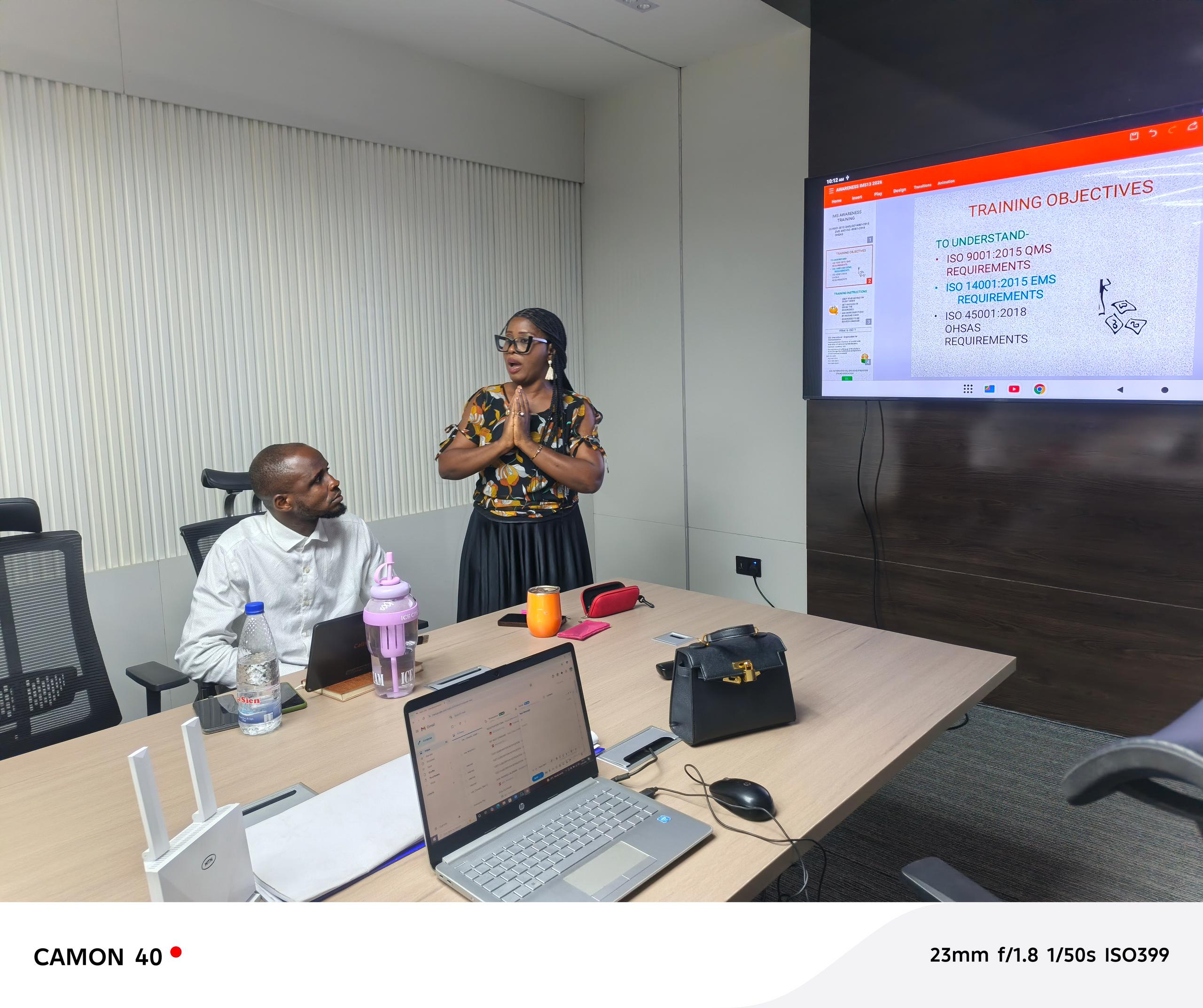 Training presentation