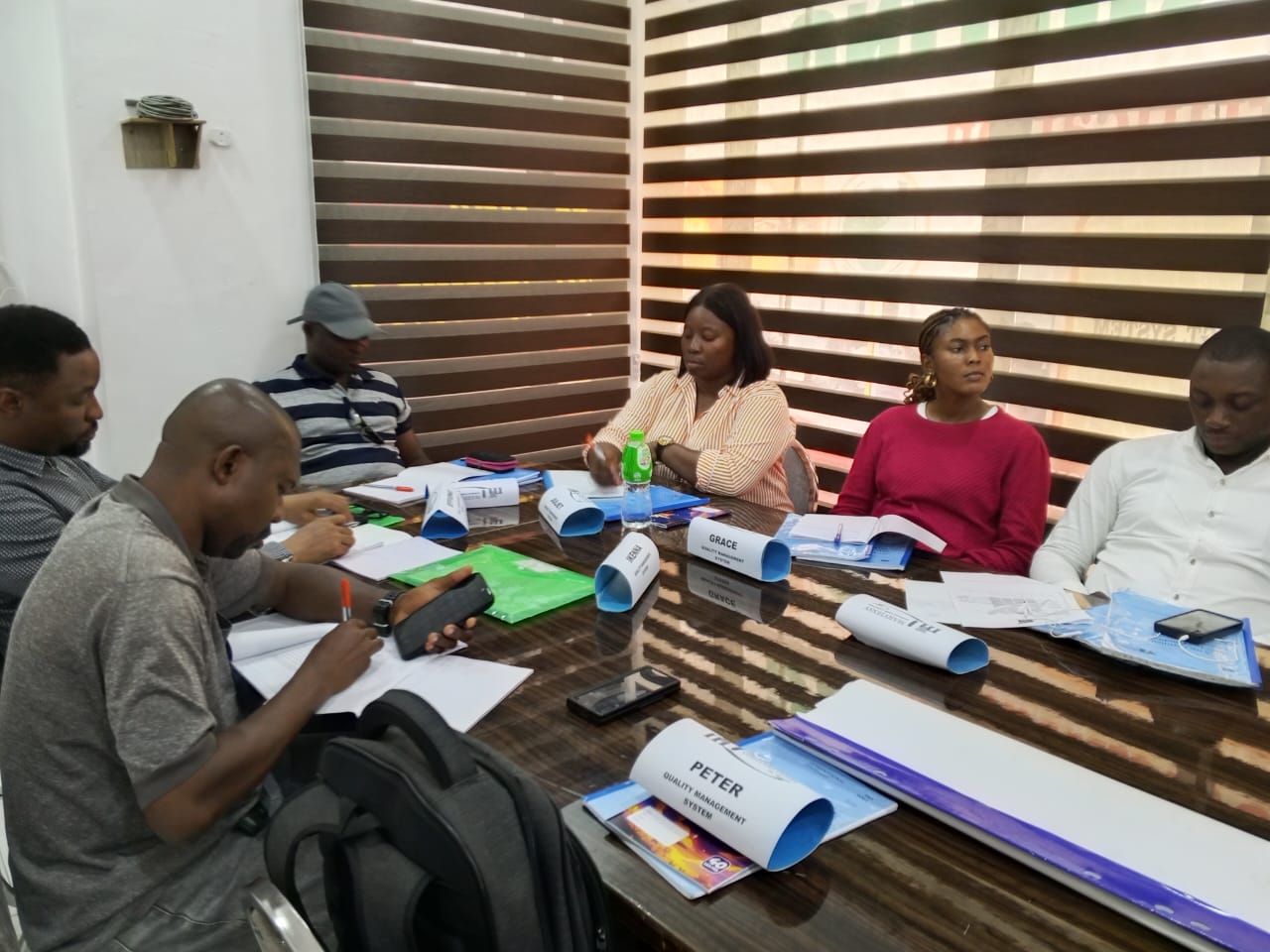 Interactive training session